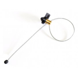 Акустомагнитный противокражный антикражный датчик для защиты баночной продукции Mini Bottle Tag с удлиненным тросом 